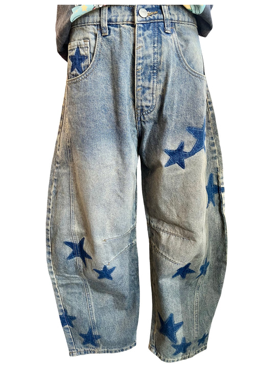 The Stargazing Barrel Leg Jeans